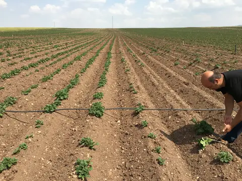 Emirdağ, Afyonkarahisar saha ziyareti (Haziran 2016) — patates
